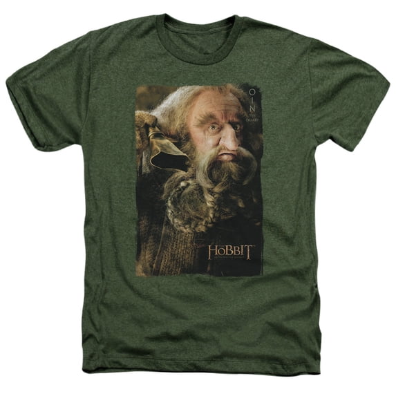 The Hobbit - Oin - Heather Short Sleeve Shirt - Medium