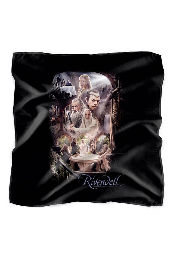 The Hobbit Rivendell Bandana (21 in x 21 in)