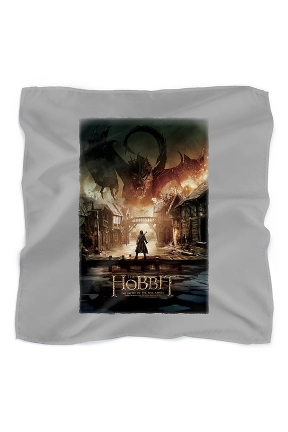 The Hobbit Smaug Poster Bandana (21 in x 21 in)