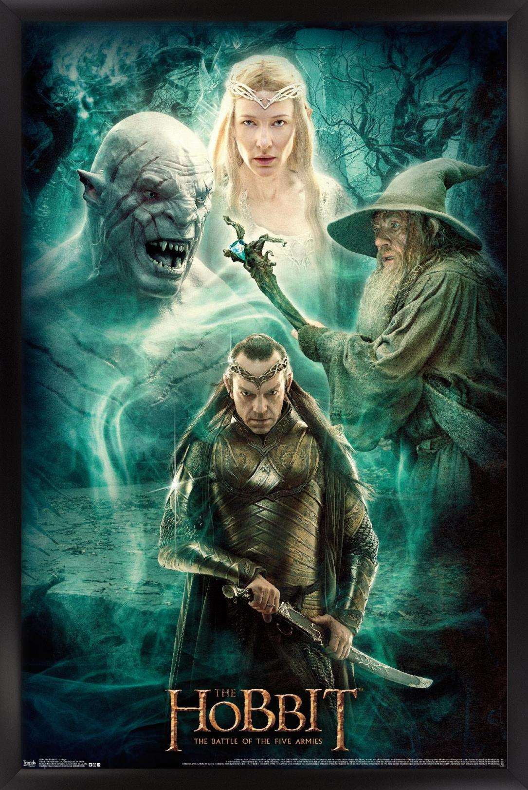 The Hobbit: The Battle Of The Five Armies - Collage Wall Poster, 14.725" x 22.375", Framed