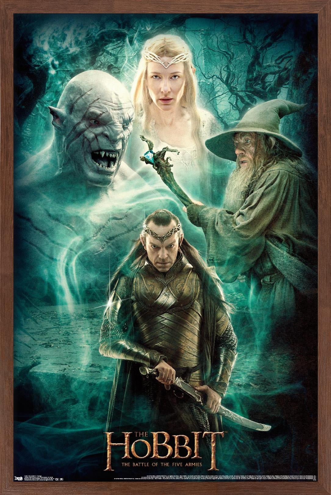 The Hobbit: The Battle Of The Five Armies - Collage Wall Poster, 14.725" x 22.375", Framed