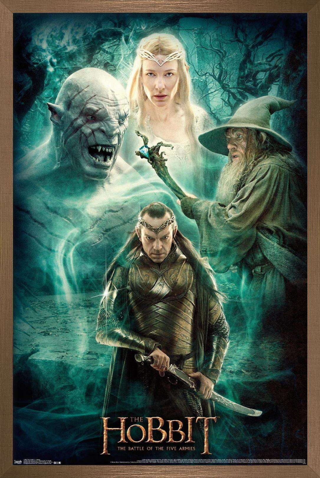 The Hobbit: The Battle Of The Five Armies - Collage Wall Poster, 22.375" x 34", Framed