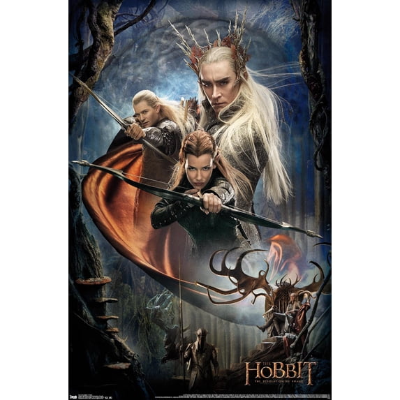The Hobbit: The Desolation Of Smaug - Group Wall Poster, 14.725" x 22.375"