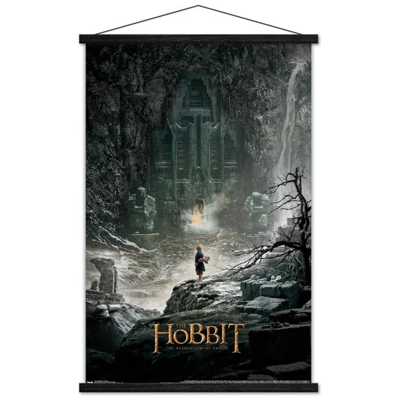The Hobbit: The Desolation Of Smaug - One Sheet Wall Poster with Wooden Magnetic Frame, 22.375" x 34"