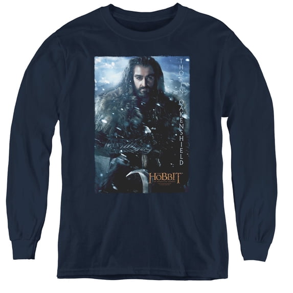 The Hobbit - Thorin Poster - Youth Long Sleeve Shirt - Large