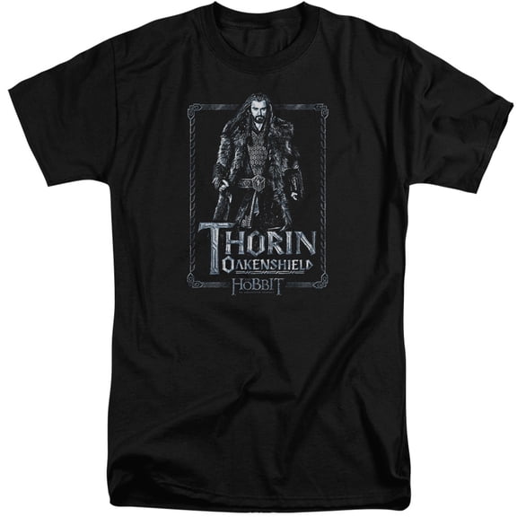 The Hobbit Thorin Stare S/S Adult Tall Black