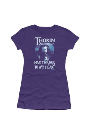 The Hobbit - Thorins Key - Juniors Teen Girls Cap Sleeve Shirt - XX-Large
