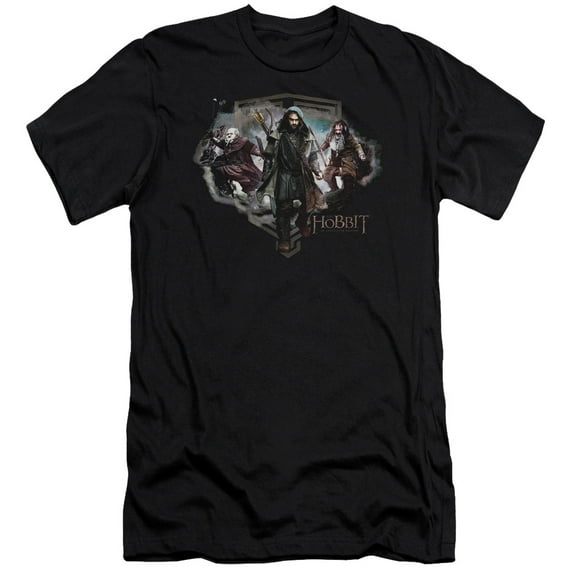 The Hobbit - Three Dwarves - Slim Fit Short Sleeve Shirt - X-Large