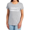 thumbnail image 1 of The Hobbit Walking Logo Women's T Shirt, Athletic Heather, X-Large, 1 of 6