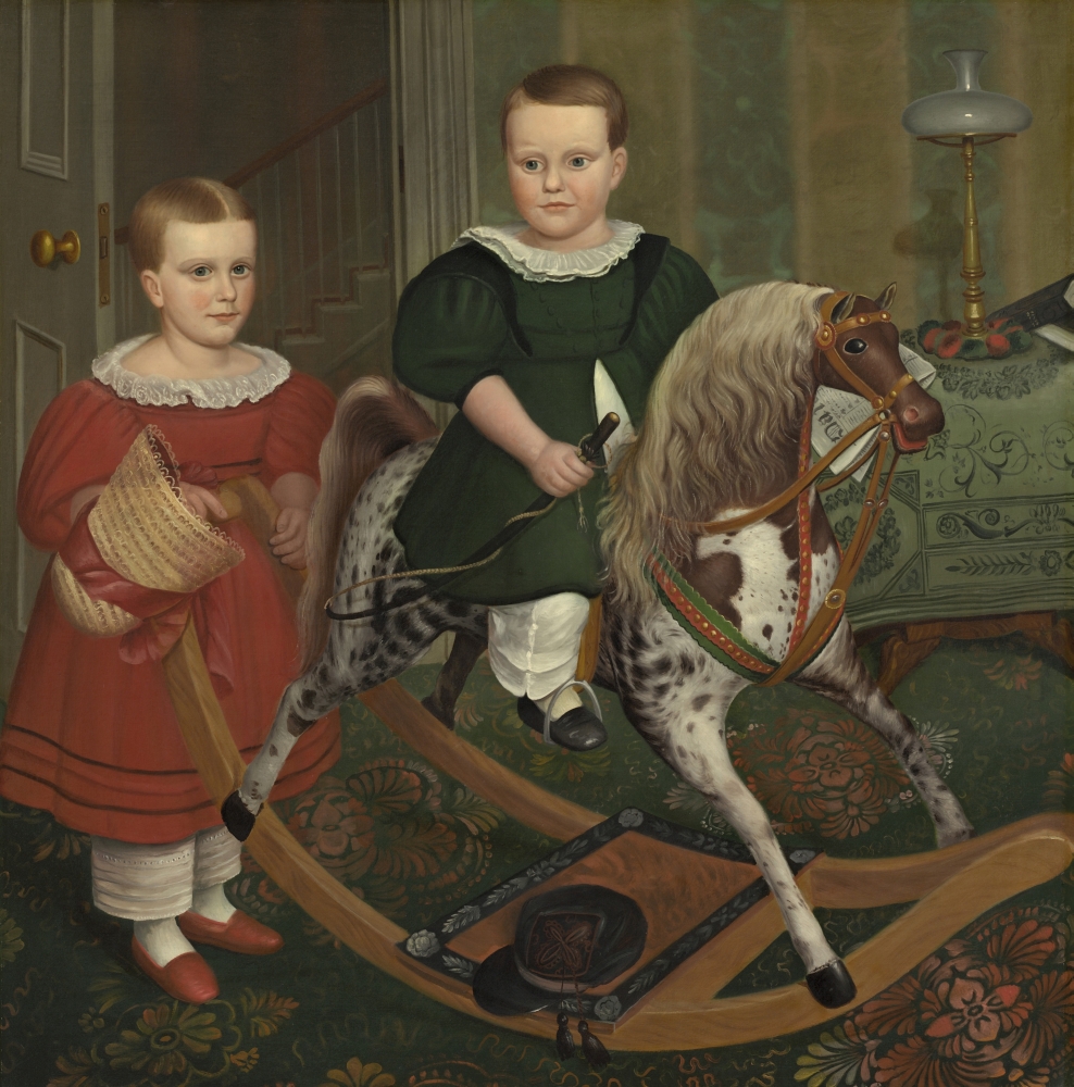 The Hobby Horse Canvas Art - (24 x 36)