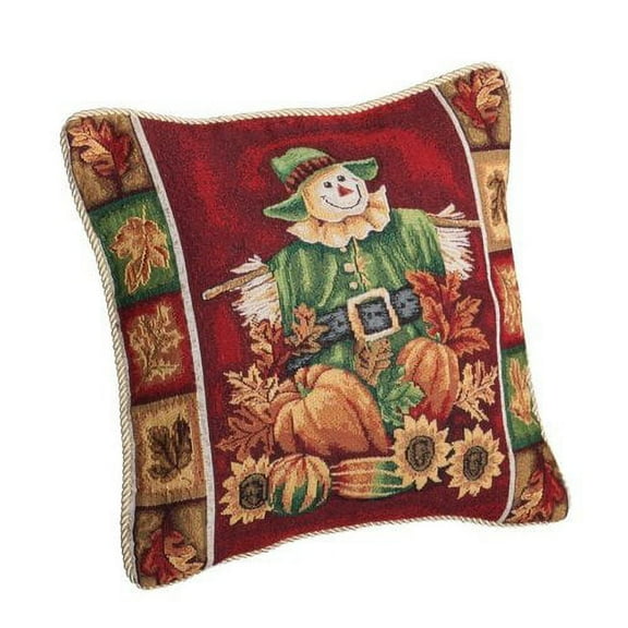 The Holiday Aisle Provost Scarecrow Throw Pillow