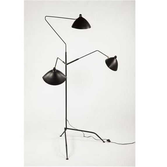 The Holstebro Floor Lamp, Black - 82.63 in.
