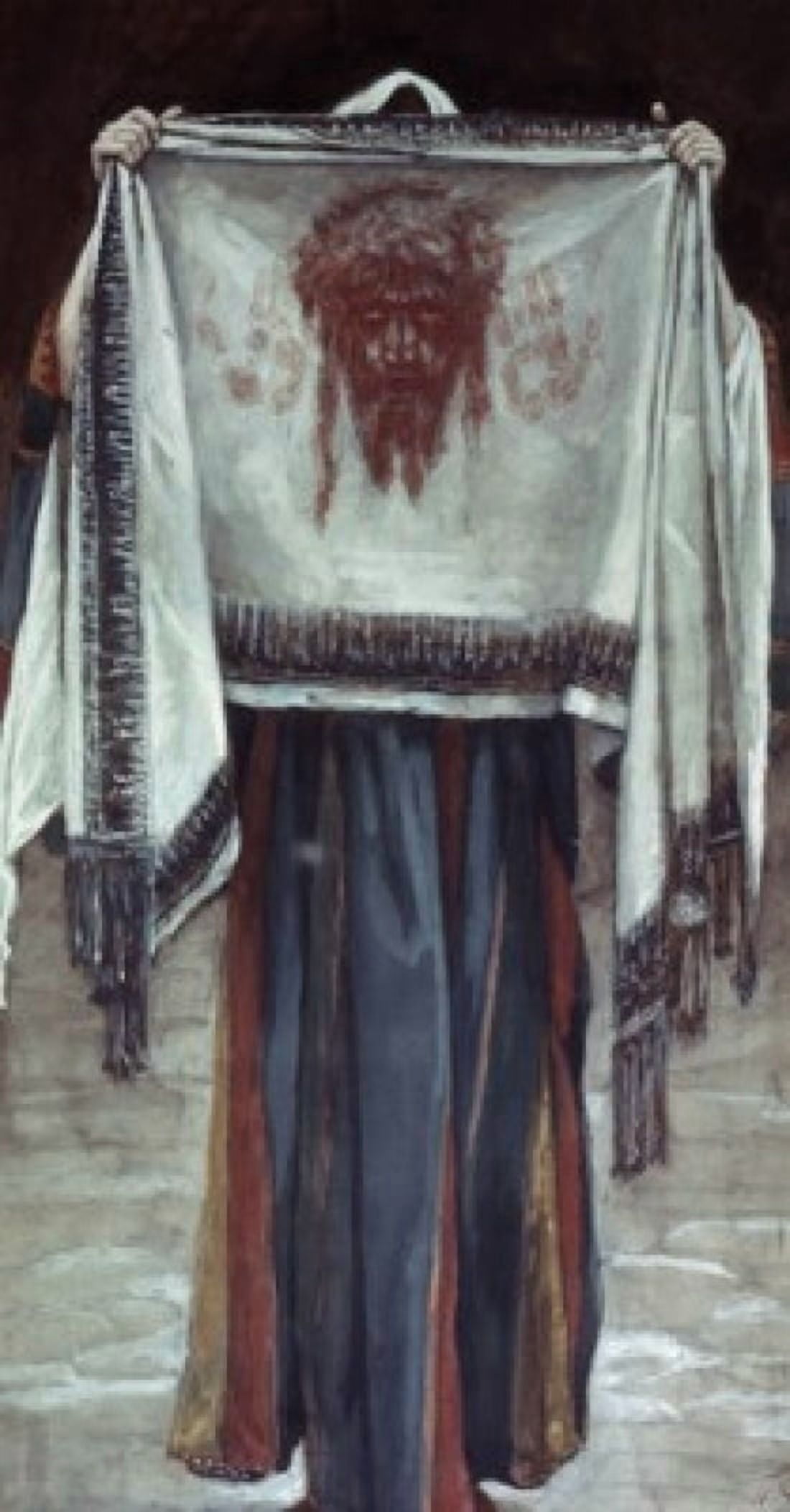 The Holy Face James Tissot (1836-1902 French) Canvas Art - James Tissot (18 x 24)