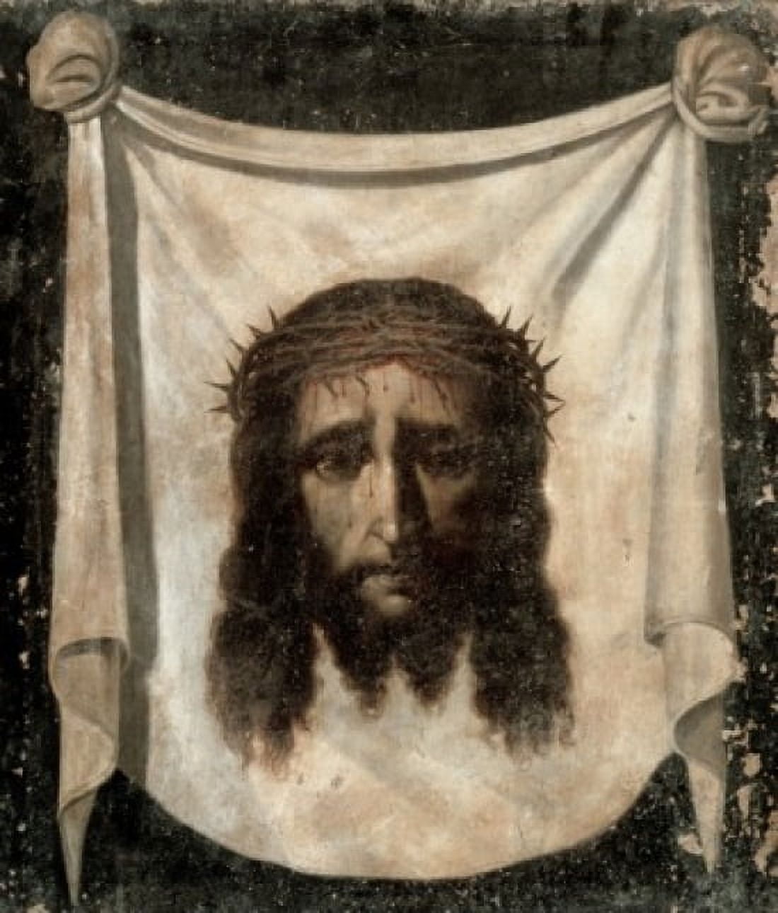 The Holy Face (La Santa Faz) Francisco de Zurbaran (1598-1664 Spanish) Canvas Art - Francisco de Zurbaran (18 x 24)