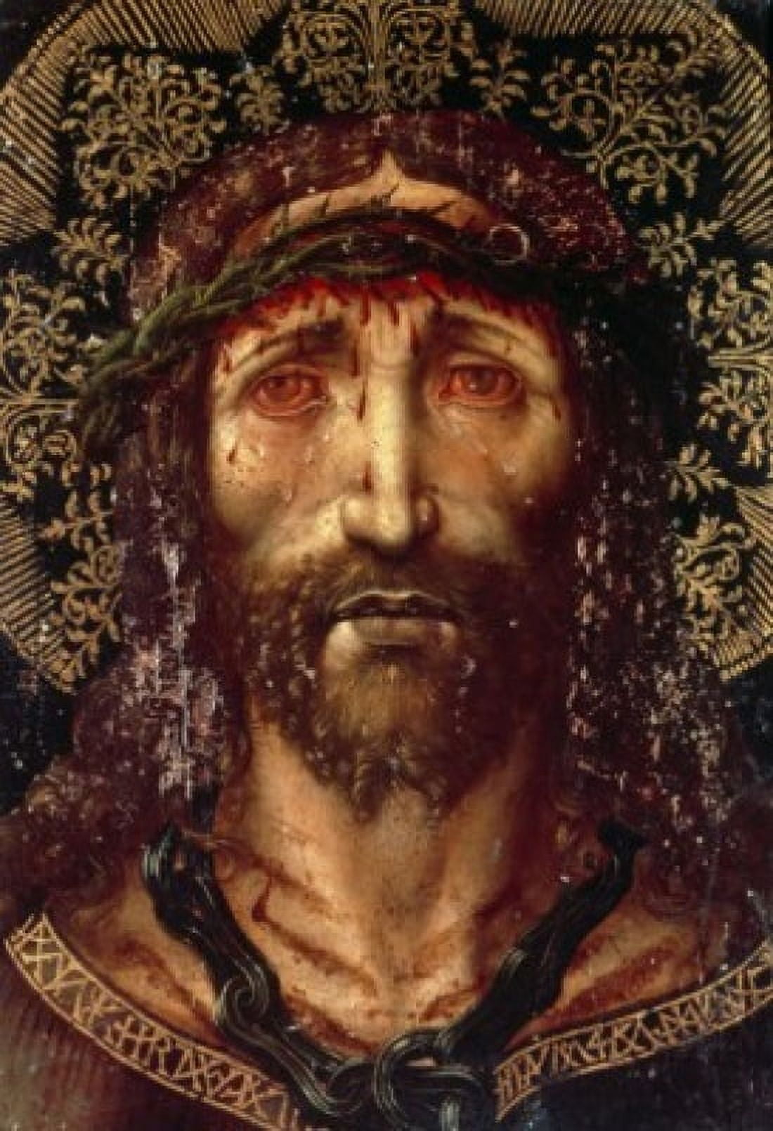 The Holy Face by Juan Casco 16th Century Canvas Art - Juan Casco (18 x 24)