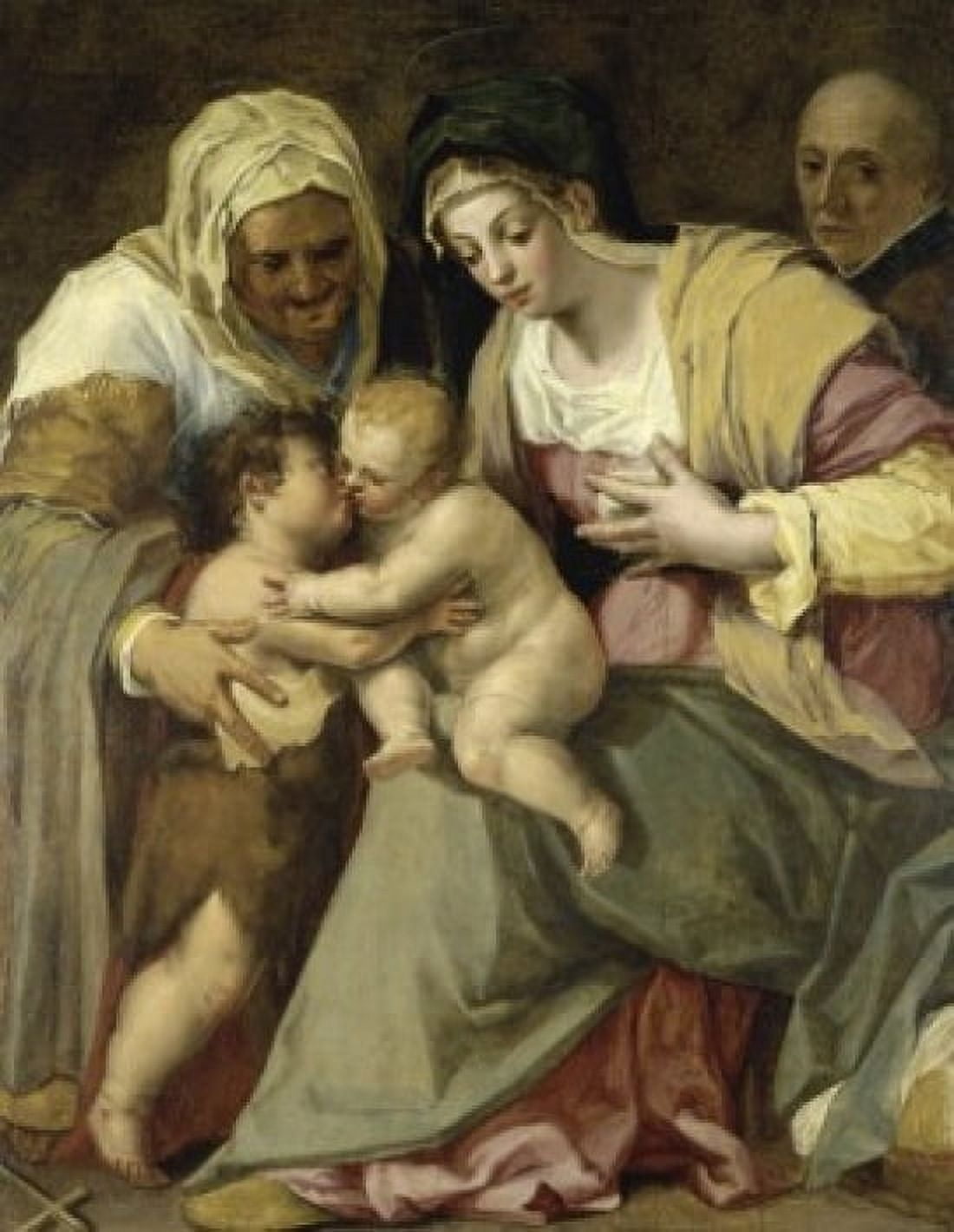 The Holy Family and Saint Anne Pieter de Witte (1548-1628Flemish) Private Collection Mentana Canvas Art - Pieter de Witte (24 x 36)