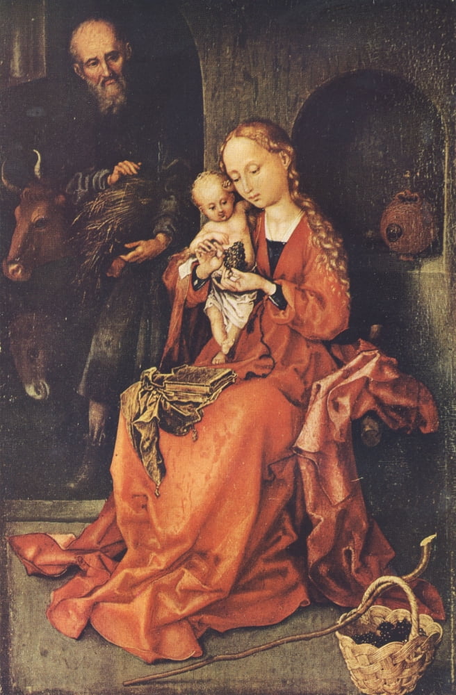 The Holy Family c1485 Canvas Art - Martin Schongauer (18 x 24)