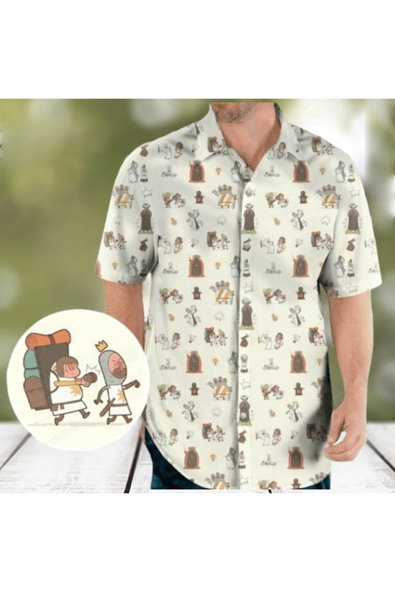 The Holy Grail Pattern Monty Python Hawaiian Shirt