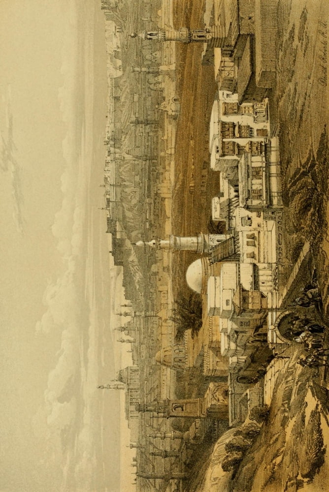The Holy Land 1855 Cairo Canvas Art - David Roberts (18 x 24)
