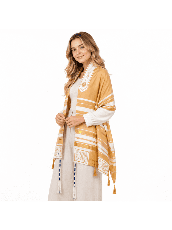 The Holy Promise Tallit Messianic Prayer Shawl 72x22