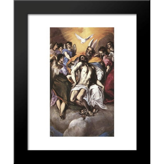 The Holy Trinity 20x24 Framed Art Print by El Greco