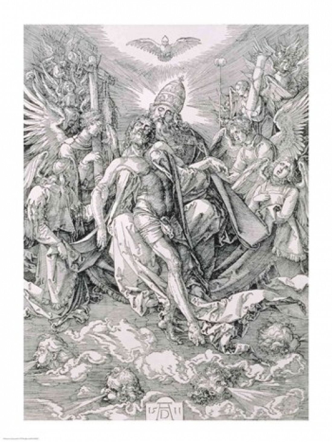 The Holy Trinity Canvas Art - Albrecht Durer (18 x 24)