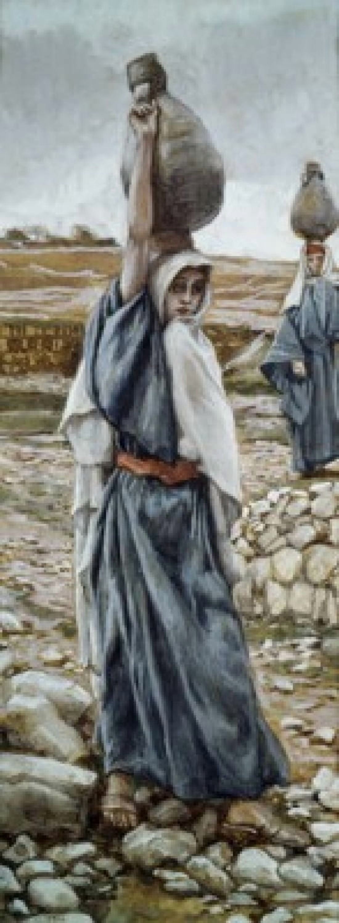 The Holy Virgin as a Girl James Tissot (1836-1902 French) Canvas Art - James Tissot (18 x 24)