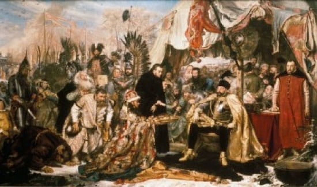 The Homage Of The Prussians Jan Matejko (1838-1893 Polish) Canvas Art - Jan Matejko (24 x 36)