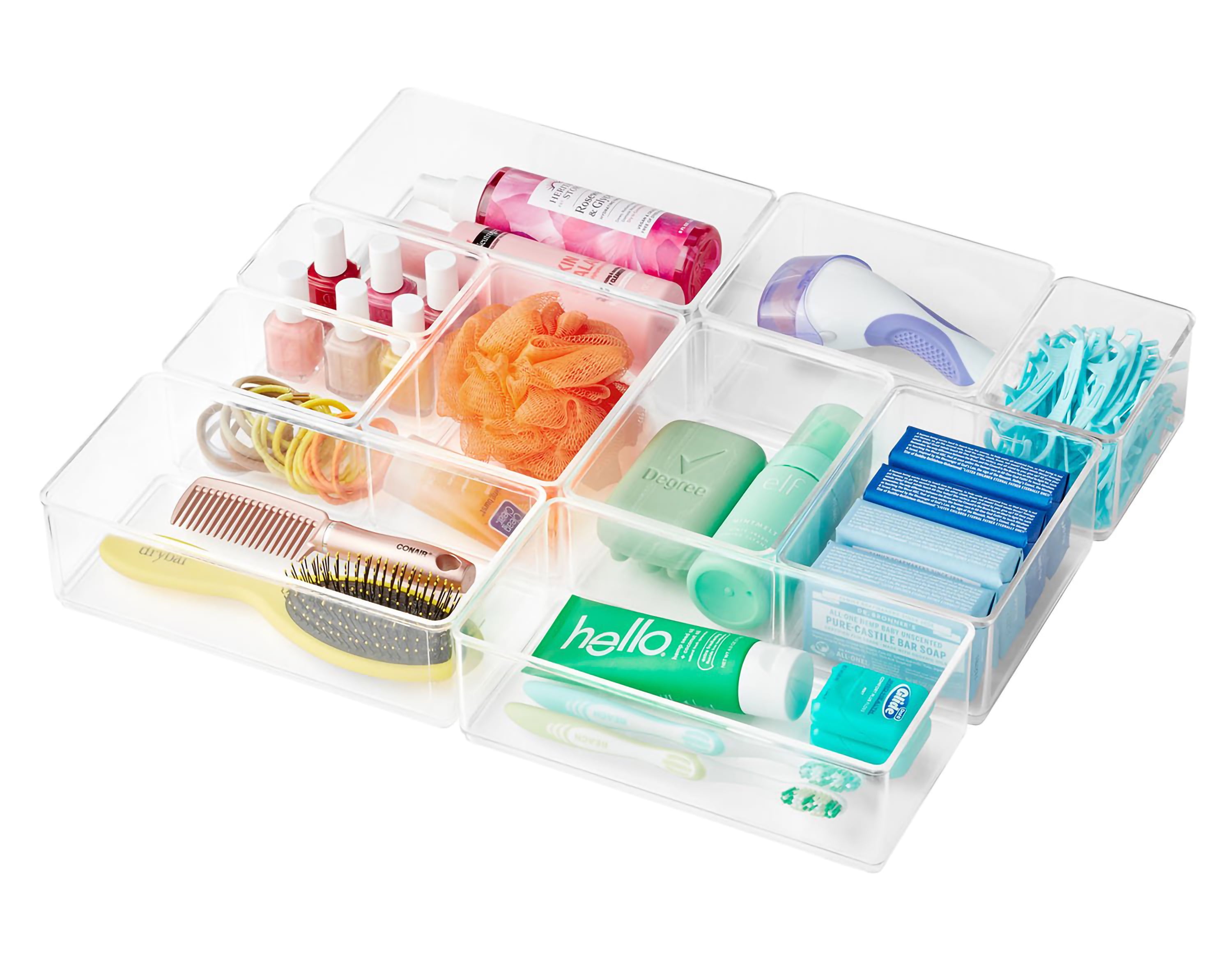 The Home Edit 10 Piece Bath Storage
