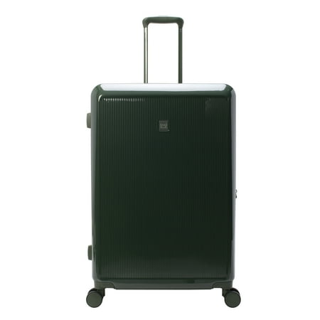 The Home Edit 28 in Hardside Checked Luggage with Removable Duffel, Green