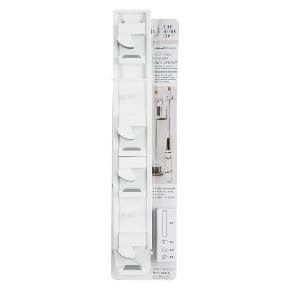 The Home Edit Broom Closet Organization Strip, Customizable