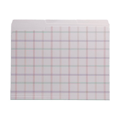 The Home Edit File Folder Set, Multicolor Pop of Plaid, Letter Size, 3 Tab Positions, 7 Count