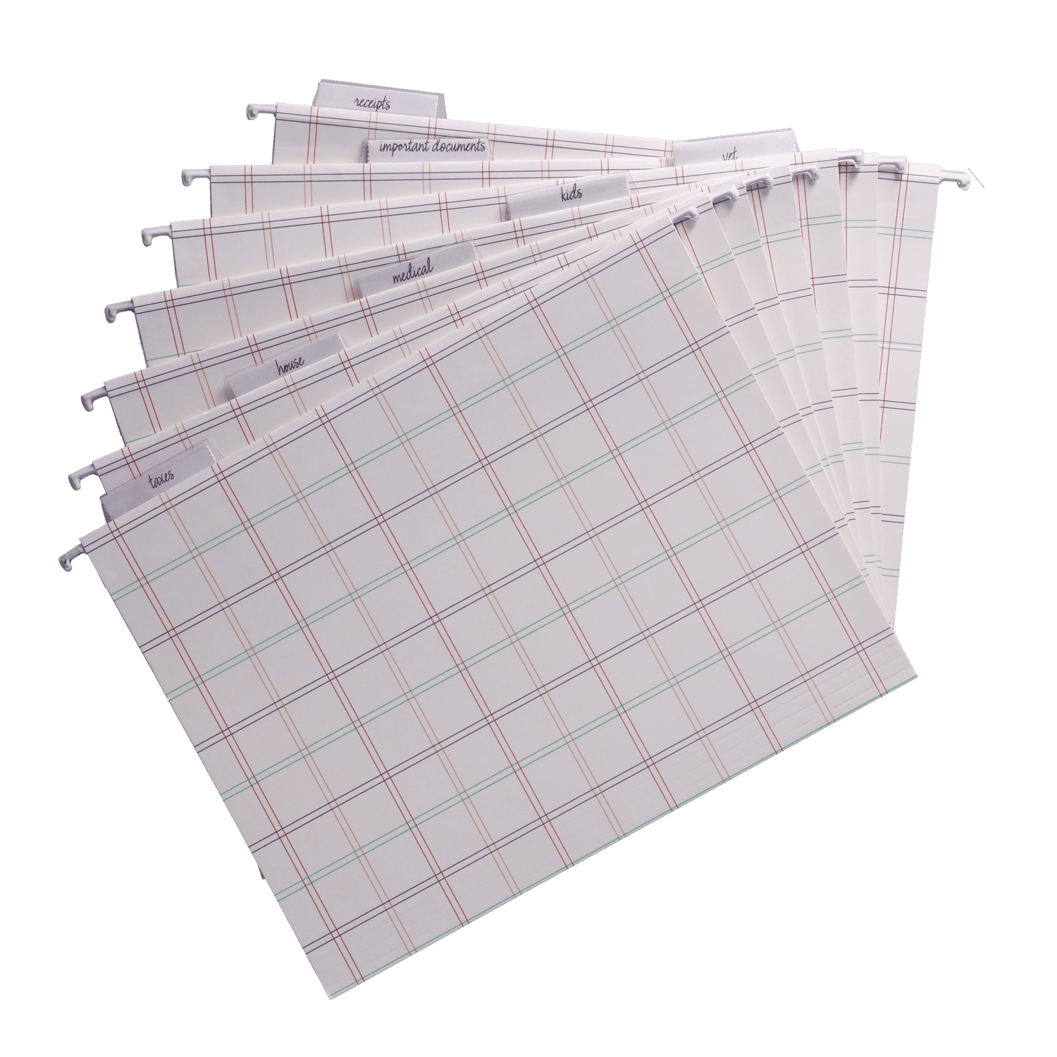 the-home-edit-hanging-file-folder-set-multicolor-pop-of-plaid-letter