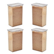 The Home Edit Large Canisters Food Storage Containers, Set of 4, Clear