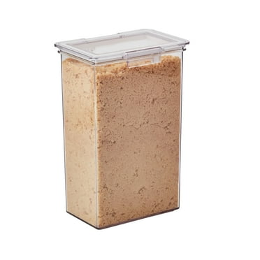 The Home Edit Large Food Storage Canister 9"x6"x4", Clear