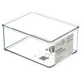 thumbnail image 1 of The Home Edit Medium Clear Storage Bin Organizer Insert, 1 Piece, 6.24" x 2.95" x 4.68", 1 of 10