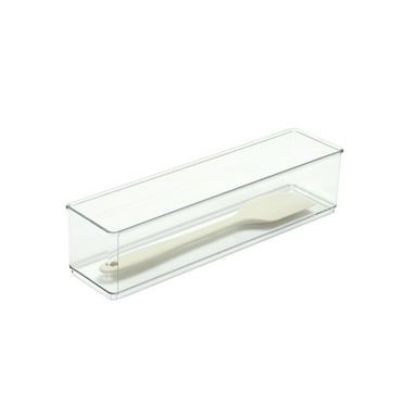 The Home Edit Narrow XL Drawer Insert,Cabinet, Clear