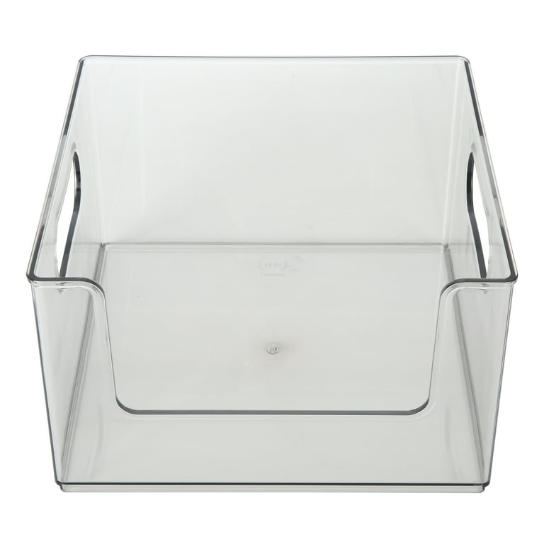 Clear Stackable Storage Bins Acrylic Open Front Bliss Bins with