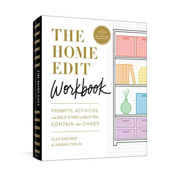 Pre-Owned The Home Edit Workbook : Prompts, Activities, and Gold Stars to Help You Contain the Chaos (Paperback) 9780593139820