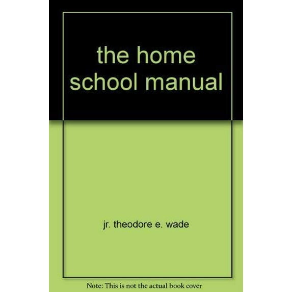 Pre-Owned Title: the home school manual Paperback - USED