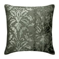 thumbnail image 1 of The HomeCentric Cushion Cover For Sofa Silver Pack of 2, 22x22 inch (55x55 cm) Pillowcase&nbsp;With Zipper Linen Damask, Silver Foil Cushion Cover&nbsp;Couch Damask Victorian - Damask Glitterati, 1 of 3