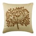 thumbnail image 1 of The HomeCentric Cushion Cover, Gold Pillow Cover Pack of 2, 20x20 inch (50x50 cm) Gold Pillow Cover, Beaded Tree Pillow Cover, Pack of 2, 20x20 inch (50x50 cm) Cushion Cover, Floral - The Gold Tree, 1 of 3