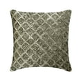 thumbnail image 1 of The HomeCentric Cushion Covers, Grey Pack of 2, 26x26 inch (65x65 cm) Euro Shams, Velvet Beaded Euro Shams For Sofa, Geometric Pattern Modern Style Easter - Chromium, 1 of 3