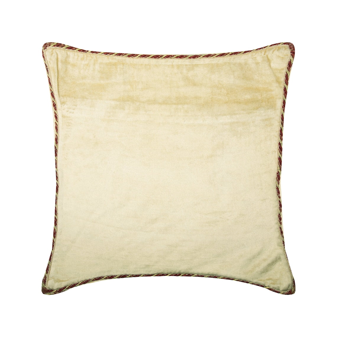 The HomeCentric Federa Per Cuscino In Velluto Pearl Ivory - 45x45 Cm, Tinta Unita, Con Cerniera Nascosta, Foderina Per Divano E Letto