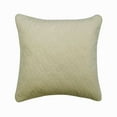 thumbnail image 1 of The HomeCentric Custom Pillow Case, Decorative Ivory Pack of 2, 24x24 inch (60x60 cm) Pillow Cover&nbsp;For Sofa, Velvet Quilted & Geometric Pillowcase&nbsp;With Zipper, Solid Modern - Diamond Ivory, 1 of 4