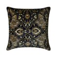 thumbnail image 1 of The HomeCentric Decorative Blue Pack of 2, 26x26 inch (65x65 cm) Euro Shams, Velvet Quilted & Velvet Printed Euro Shams For Couch, Abstract Pattern Contemporary Style - Kalonice, 1 of 3