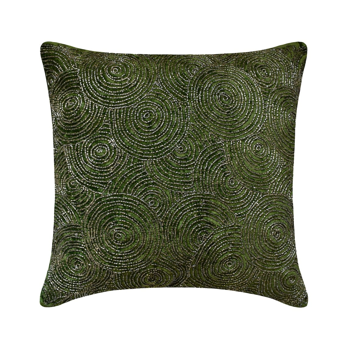 The HomeCentric Decorative Green 12"x12" (30x30 cm) Throw Pillow Covers