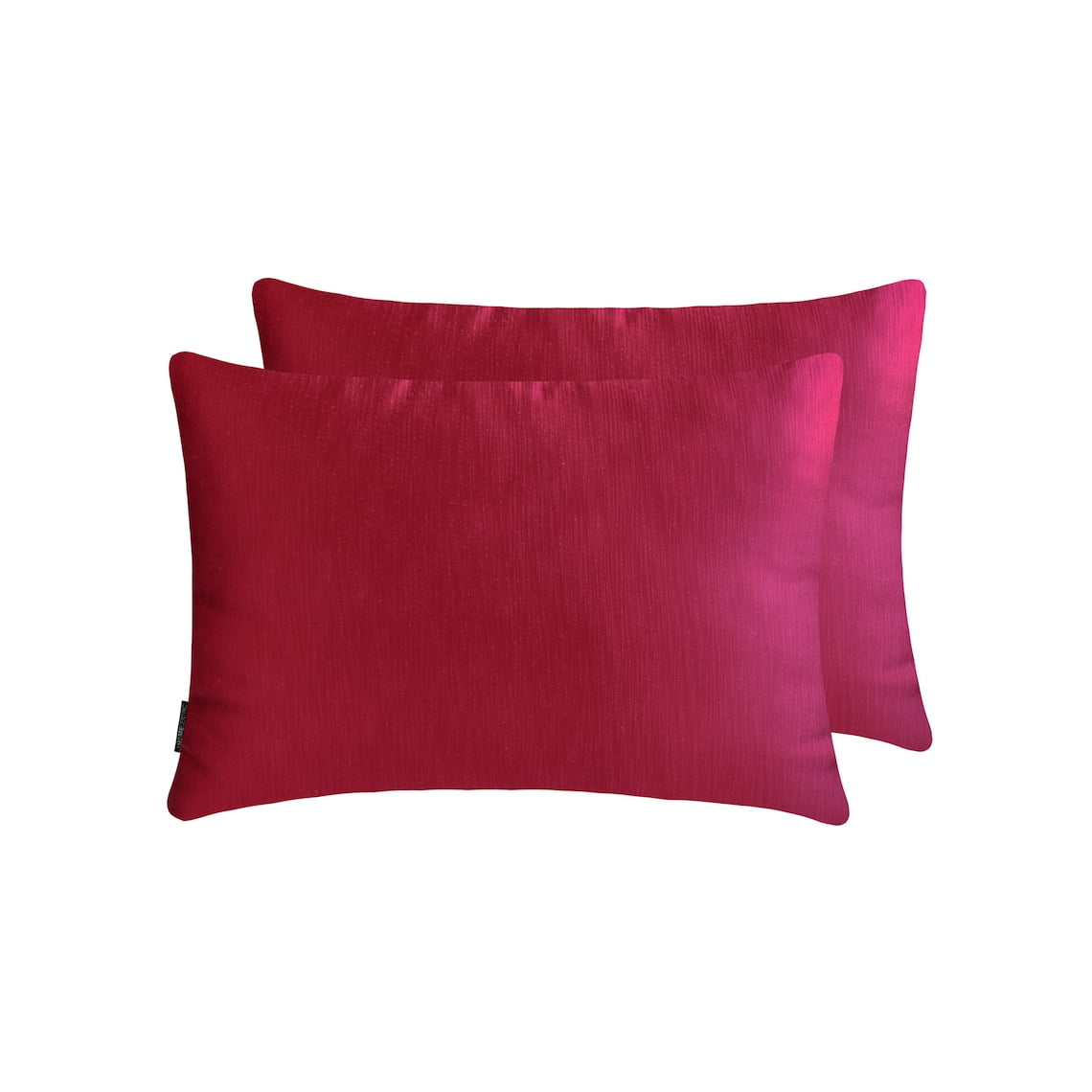 The HomeCentric Decorative Lumbar Pillow Cover Red Pack Of 2, 20