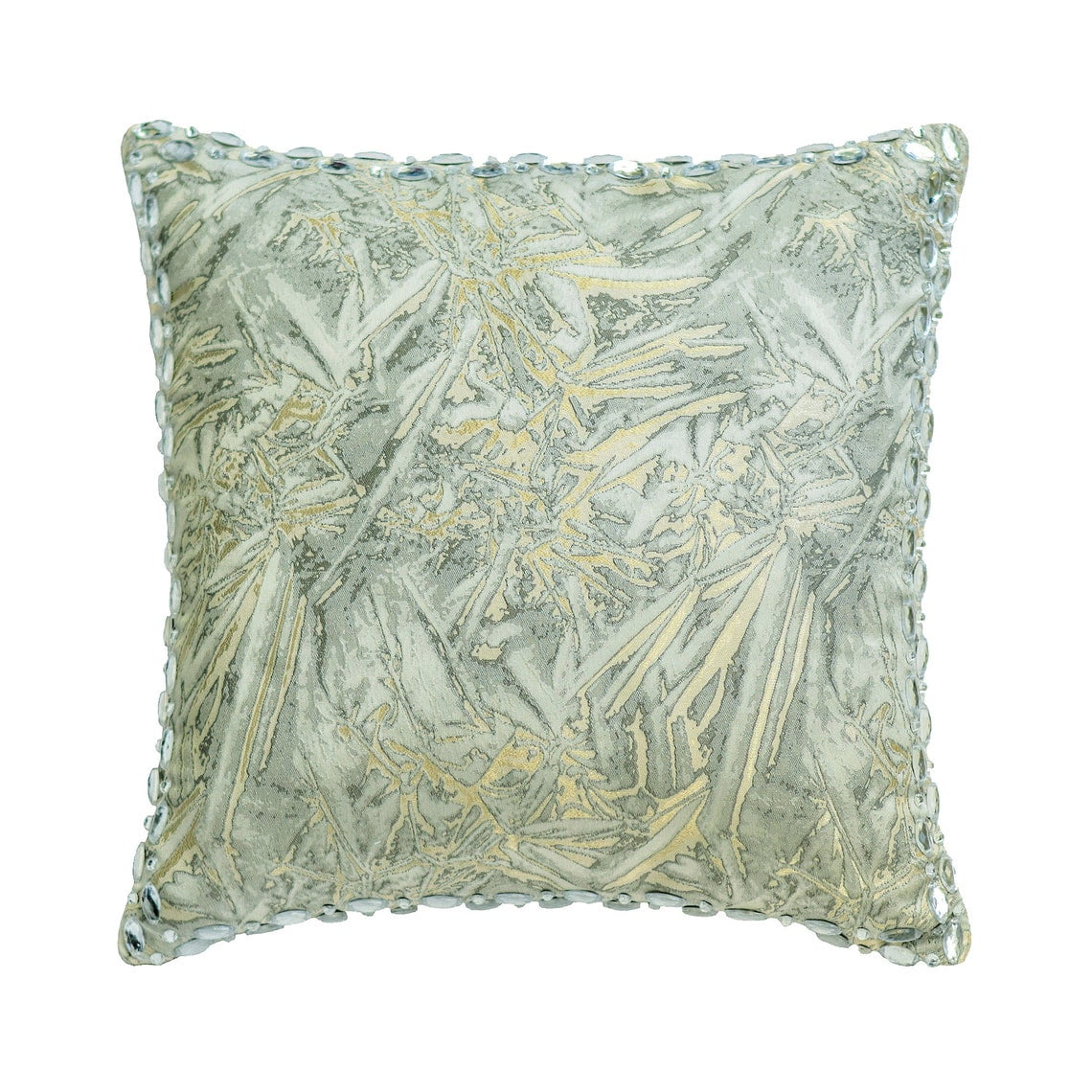 The HomeCentric Grigio E Argento 40x40 cm Art Silk Fodere per