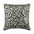 thumbnail image 1 of The HomeCentric Decorative Pillow Covers, Black Pack of 2, 16"x16" (40x40 cm) Cushion Cover, Velvet & Linen Applique Throw Pillow Cover&nbsp;For Sofa, Abstract Pattern Modern Style Easter - Maze Night, 1 of 3